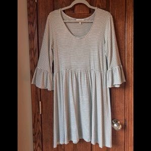 Maurice’s Black and White Striped Dress.